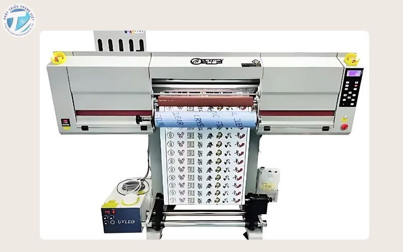 Máy in UV DTF không yêu cầu nhiệt độ cao để chuyển hình ảnh lên bề mặt vật liệu
